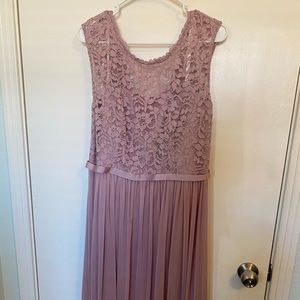Bridesmaid dress-mauve